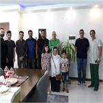 عیادت رئیس هیات کوهنوردی استان از سنگنورد نونهال